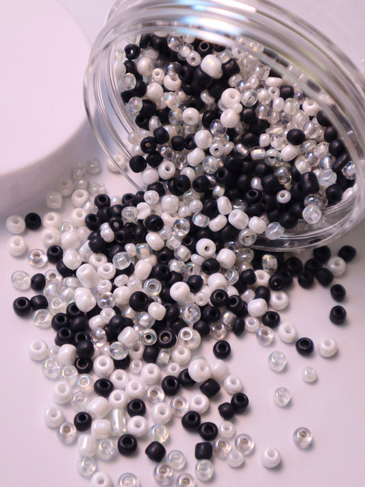 Black & White Sprinkle Jar