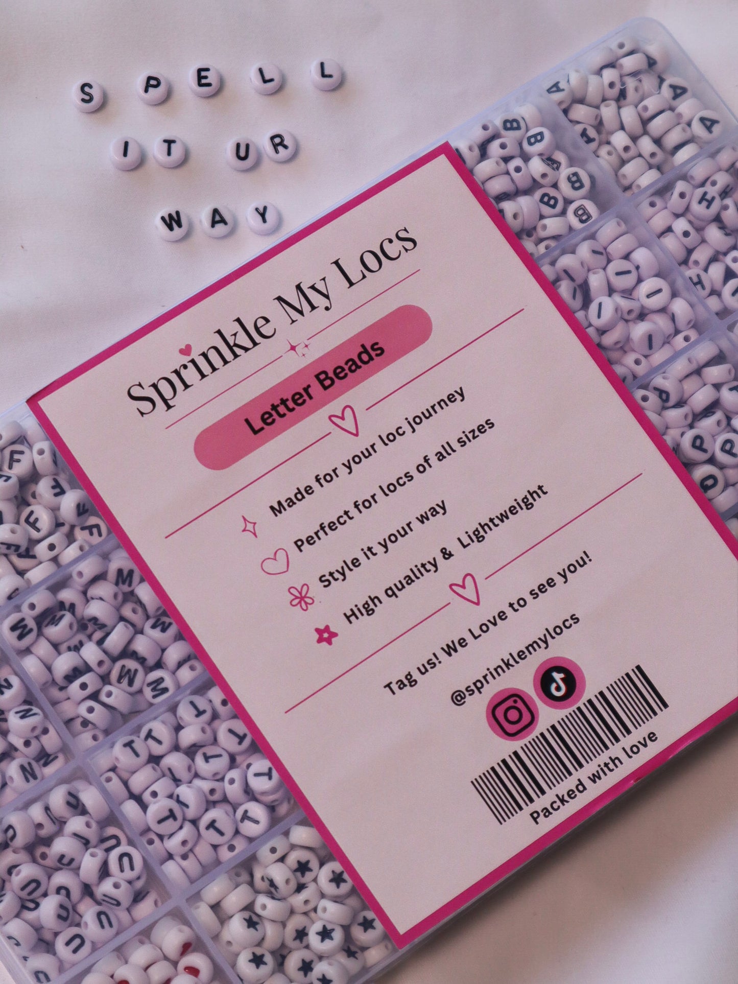 Letter Bead Sprinkle Kit