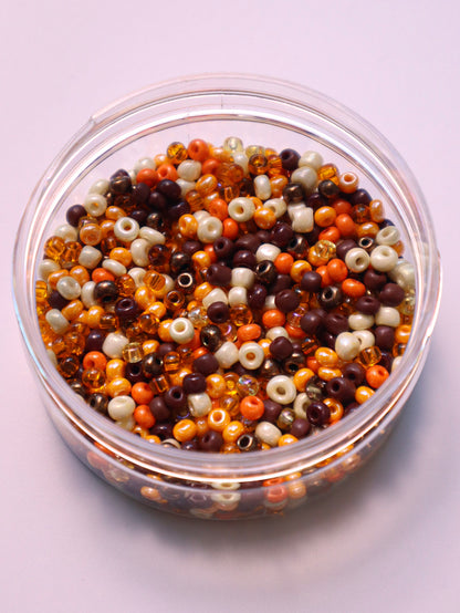 Orange & Brown Sprinkle Jar