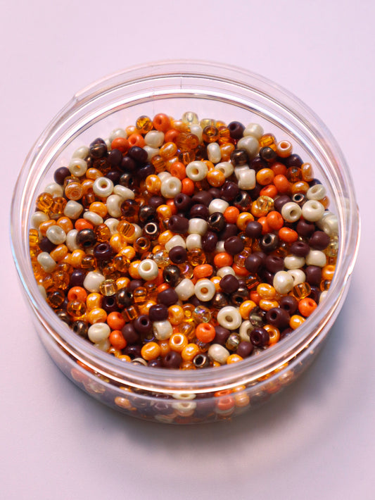 Orange & Brown Sprinkle Jar