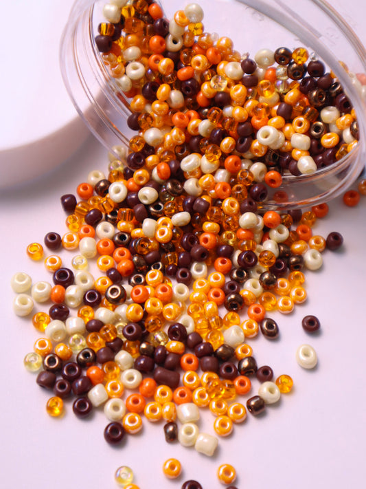 Orange & Brown Sprinkle Jar