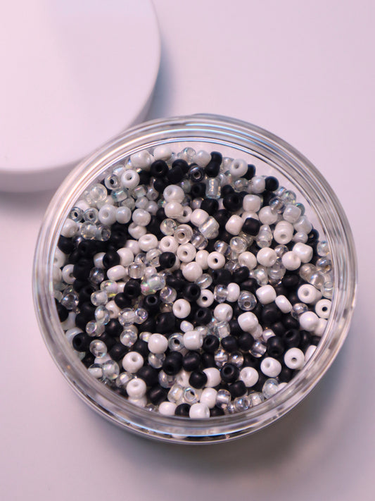 Black & White Sprinkle Jar